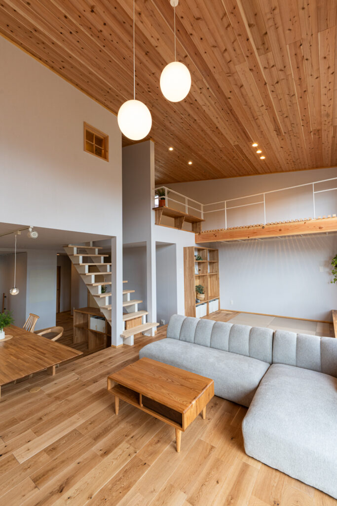 見上げるたびに感じる開放感