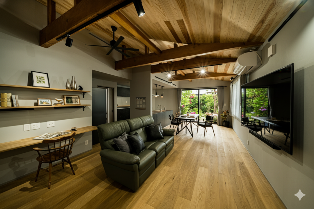 心地よさが、家じゅうに広がる空間に