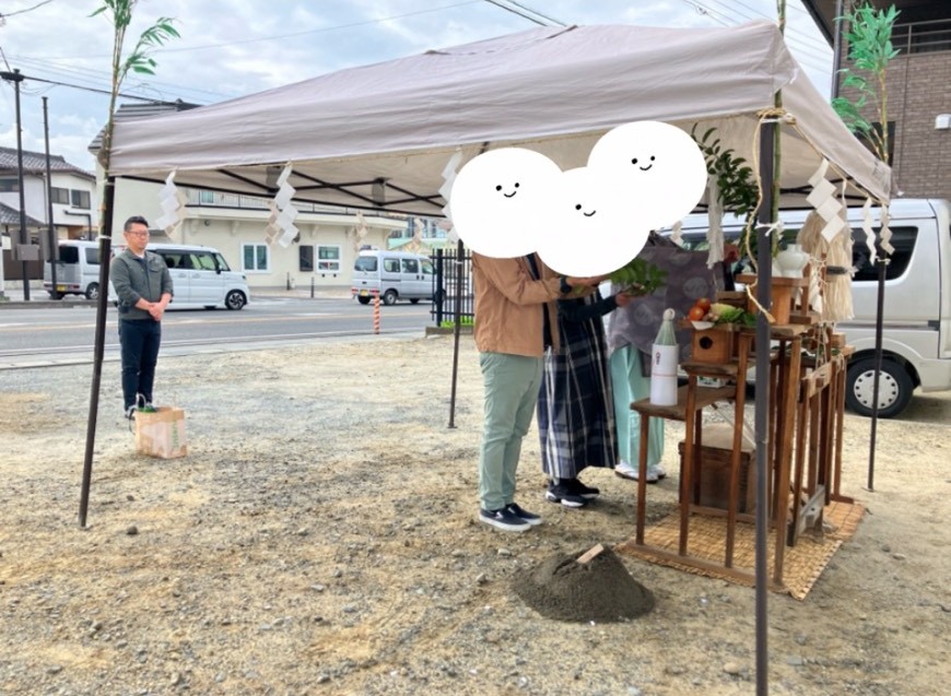 【地鎮祭を行いました】in 山梨市